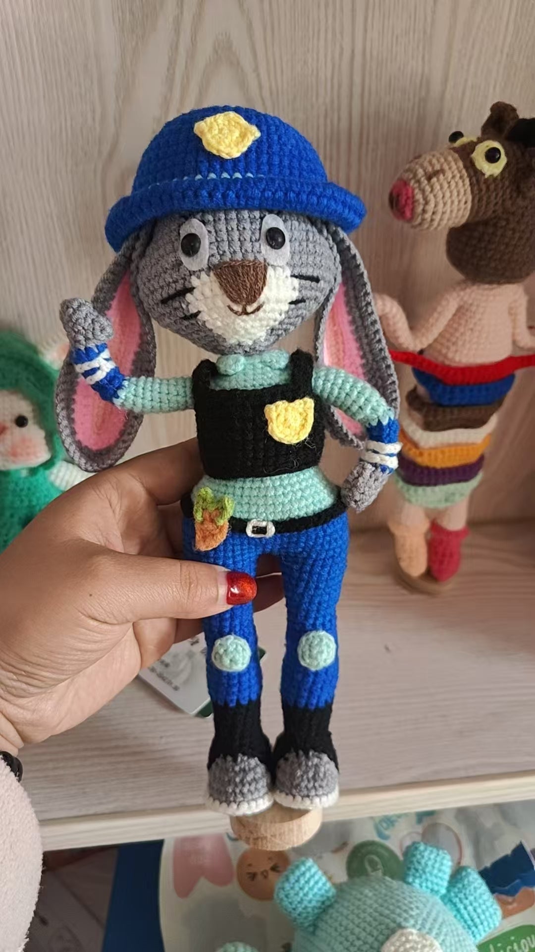 Custom Crochet Doll from Photo or Drawing - Personalized Handmade Amigurumi Gift, Unique Crocheted Plushie & Keepsake(8In)